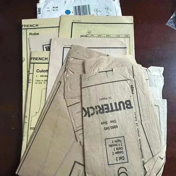 5/$25 Butterick 6980 sewing pattern for cabbage patch dolls 1984 - Picture 7 of 7